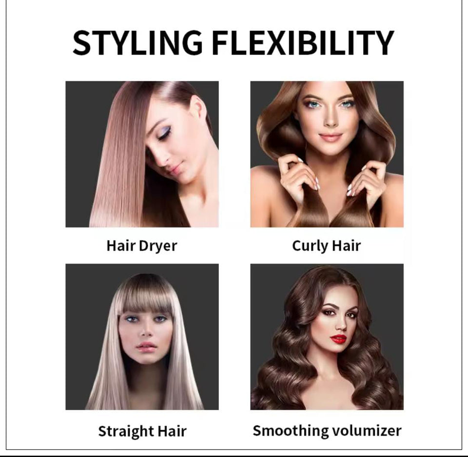 One Step Hair Dryer And Styler Hot Air Brush With Extra Hair Tool Set