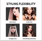 One Step Hair Dryer And Styler Hot Air Brush With Extra Hair Tool Set