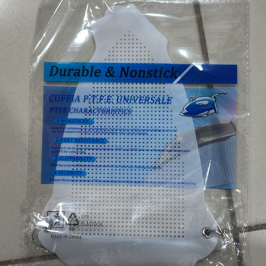 Teflon Iron Cover Protector – Non-Stick Heat Resistant Ironing Shoe for Clothes Protection