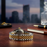 Rolex Watch Elegant Design Luxury Timepiece With Stylish Appearance And Reliable Performance For Everyday Wear - Golden Silver