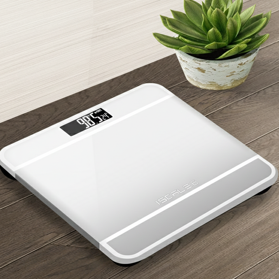 180kg Digital Body Weight Scale Precision Electronic Weighing Machine High Accuracy Cell Operated Bathroom And Personal Health Scale (Random Color)
