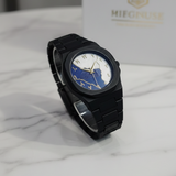 Black Aura Watch Elegant Stylish Design Strong Durable Build Comfortable Strap Clear Display Perfect Accessory For Daily Wear And Special Occasions